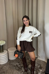 Suedine Skirt